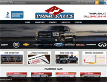 Tablet Screenshot of primeautoct.com